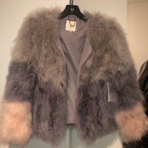 pello bello feather jacket